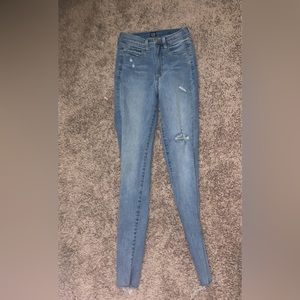 light blue gap favorite jeggings size 0